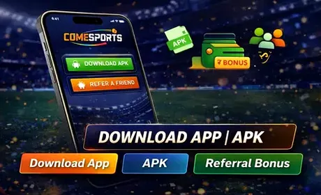 Download the app, unlock code COMETO100, and enter ₹1 contests faster