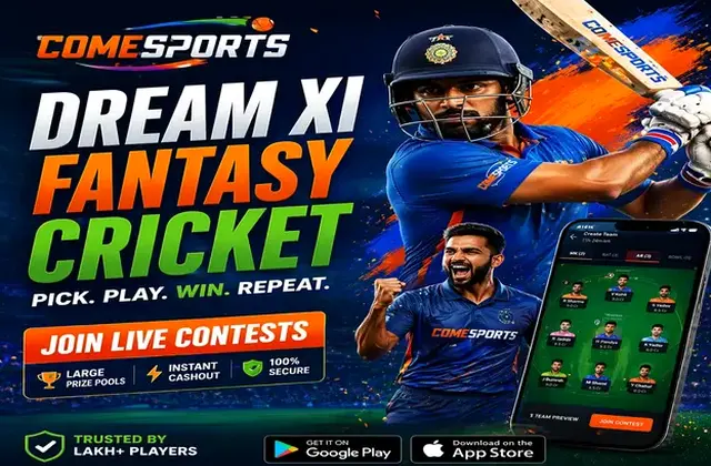Cometo (come com app download play store) fantasy cricket & matchday visual 1